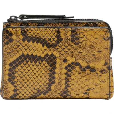 Afbeelding van LIEBESKIND BERLIN Leren Portemonnee Snake Smilla Wallet Dijon Geel