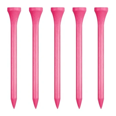 Afbeelding van Zivisk Houten Golf Tees 3 1/4&quot; 100 Count, Lange (Roze, 83mm)