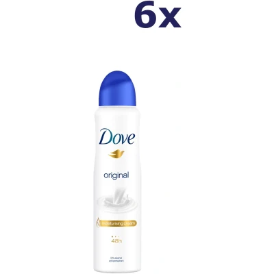 Afbeelding van 6x Dove Original Deospray 250ml kopen? Nu in de aanbieding bij Voordelig