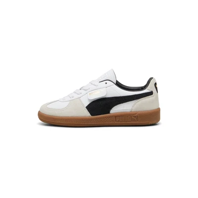 Afbeelding van Puma Palermo JR Unisex Sneakers laag voor kinderen, Maat: 38.5, White/vapor gray Leer