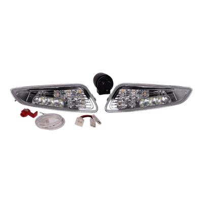 Afbeelding van LED knipperlicht set voorzijde Vespa Primavera / Sprint