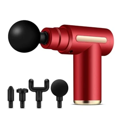 Afbeelding van Cenocco Mini Massagepistool Rood