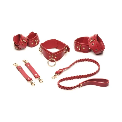 Afbeelding van XR Brands Lover&#039;s Restraints Set Rood