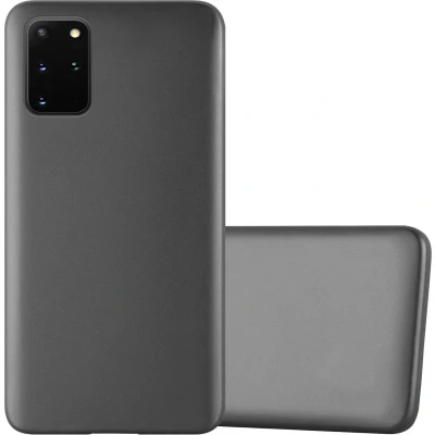 Afbeelding van Cadorabo Hoesje geschikt voor Samsung Galaxy S20 PLUS in METALLIC GRIJS Beschermhoes gemaakt van flexibel TPU silicone Case Cover