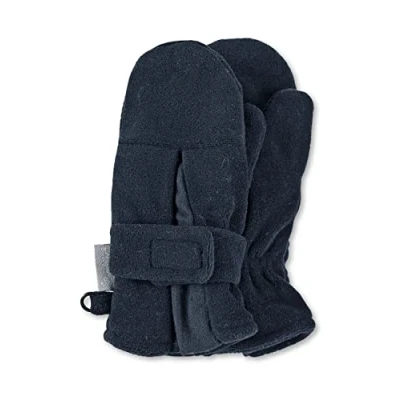 Afbeelding van Sterntaler Uniseks fleece voor kinderen, effen wanten, marineblauw, 1