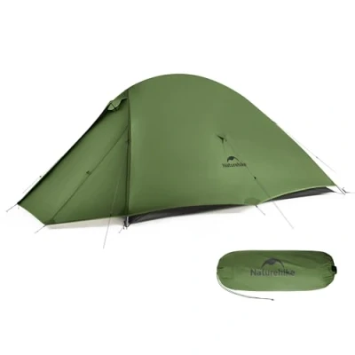 Afbeelding van Naturehike Cloud Up pro Tent 2 Persoon Lichtgewicht Camping Tent, Gemakkelijk Opzetten Winddicht &amp; Waterdicht Koepeltent voor Buiten Reizen Trekking