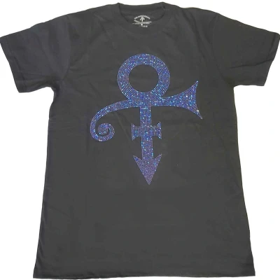 Afbeelding van Prince Purple Symbol Heren T shirt S Zwart