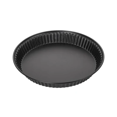 Afbeelding van Zenker Quiche mal Special Countries Ø30 cm in zwart, RVS, 30 x 4