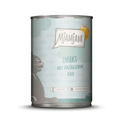 Afbeelding van MjAMjAM 112406 insecten met voortreffelijk kalfsvlees 6x400 g