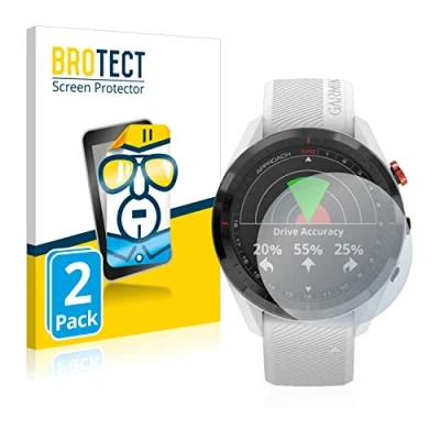 Afbeelding van BROTECT Screenprotector voor Garmin Approach S62 Folie Beschermfolie transparant (2 Stuks)