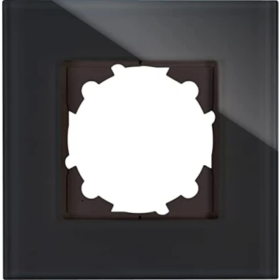 Afbeelding van Kopp 405305018 1 voudig echt glazen frame afdekraam glas zwart