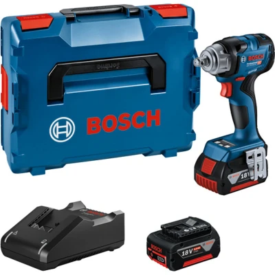Afbeelding van Bosch Blauw GDS 18V 330 HC accu Slagmoeraanzetter Nm 2 x 5,0 Ah + oplader In L Boxx 06019L5003