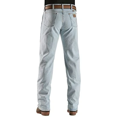 Afbeelding van Wrangler Men&#039;s Cowboy Cut Original Fit Jean, Bleach, 42X32