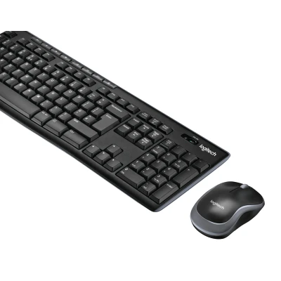 Afbeelding van Logitech Toetsenbord En Draadloze Muis 920 004512 Zwart Qwerty Italiaans
