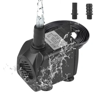 Afbeelding van BACOENG Aquariumpomp, mini waterpomp, 600 l/u, dompelpomp voor fontein, zwembad, tuin, vijver