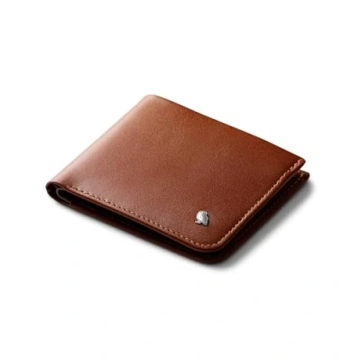 Afbeelding van Bellroy Hide &amp; Seek, dunne leren portemonnee, RFID edities beschikbaar (Max. 12 pasjes en contant geld) Sienna