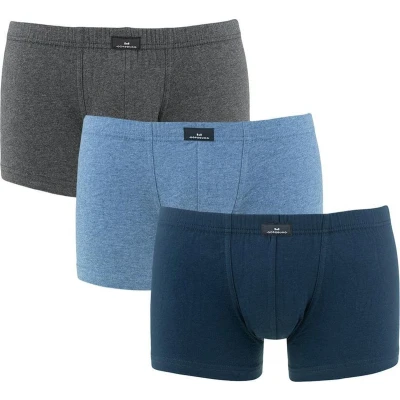 Afbeelding van Götzburg 3P boxers basic blauw &amp; grijs S