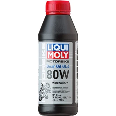 Afbeelding van Liqui Moly Motorbike Versnellingsbakolie 80W 500ml 1617