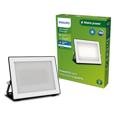 Afbeelding van Philips Lois floodlight Zwart 50W Helder warm licht; 3000K Verstraler