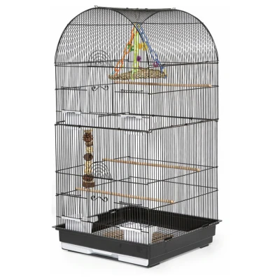 Afbeelding van Keddoc Vogelkooi Budgie Tower Vogelverblijven 47x47x92 cm Zwart