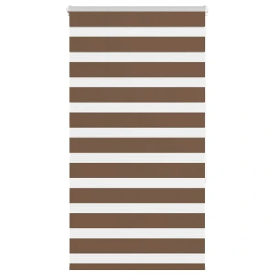 Afbeelding van Zebra rolgordijn 75x150 cm stofbreedte 70,9 polyester bruin