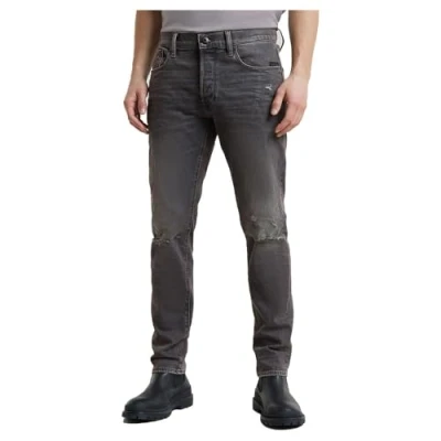 Afbeelding van G Star Raw 3301 Slim Jeans heren,Grijs (Worn in Vulcano Crater Destroyed 51001 d497 g819),34W / 36L