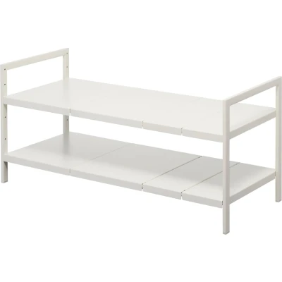 Afbeelding van Yamazaki Keukenkast Organizer Uitschuifbaar 2 niveaus Tower White