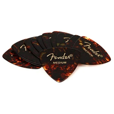 Afbeelding van Fender Picks 346 Shell medium 12er set Classic Celluloid Plectrum