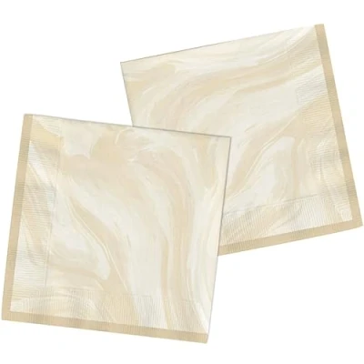 Afbeelding van Servetten Marmer Beige 33x33cm 20 stuks Copy