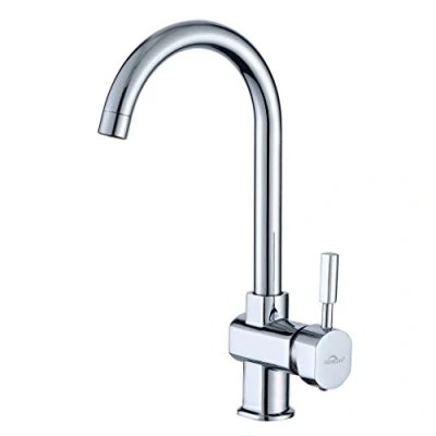 Afbeelding van Auralum 360 draaibare waterkraan keuken eengreepsmengkraan kraan hoge druk keukenkraan spoelbak mengkraan