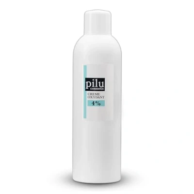 Afbeelding van pilu cosmetic Cream Oxydant Ontwikkelaar, 1000 ml (4%) waterstofperoxide voor haarverf, haarkleuring, blondering, mattering, crème developer
