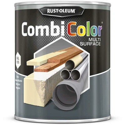 Afbeelding van rust oleum combicolor multi surface hoogglans ral 1015 licht ivoor 750 ml