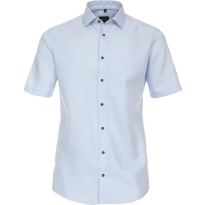 Afbeelding van Venti Kurzarm UNI Modern FIT Overhemd, Heren, Maat: 39, Hellblau