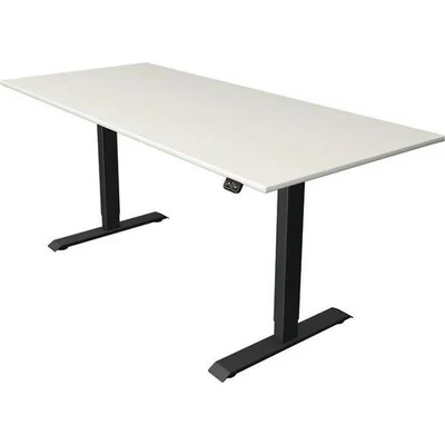 Afbeelding van Kerkmann Zit sta bureau Move 1 180x80cm wit antraciet poten elektrisch