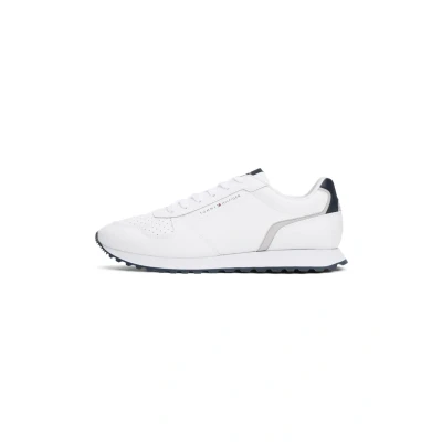 Afbeelding van Tommy Hilfiger NEW Runner FLAG Sneakers laag, Heren, Maat: 40, White Leer en imitatieleer