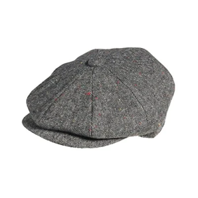Afbeelding van Peaky Blinders Platte pet, Newsboy stijl, Croagh zwart, 58 cm