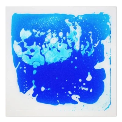 Afbeelding van Art3d Kleurrijke Vloeibare Dance Floor Puzzels Decoratieve Tapijten Vloer 30x30 cm 1 stuk blauw