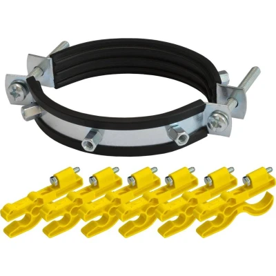 Afbeelding van Kemo Z002 Rohrschelle + Dachklammern für FG025 Houder Geschikt voor merk 1 set(s)