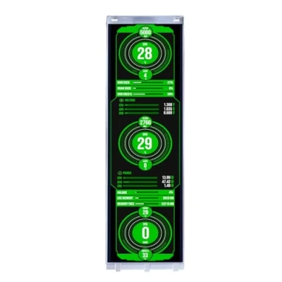 Afbeelding van VSDISPLAY 14,5 inch 2560 x 720 2K IPS Touch Monitor LCD voor Y70 PC Case, AIDA64 CPU GPU Gaming Mini HDMI Type C Video ingang