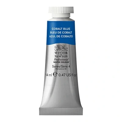 Afbeelding van Winsor &amp; Newton 8840515 Professionele aquarelkleuren, levendige, lichtechte waterverf in kunstenaarskwaliteit, beste kunstenaarspigmenten de sterkste concentratie, tube van 14 ml kobaltblauw