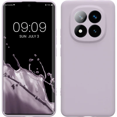 Afbeelding van kwmobile telefoonhoesje geschikt voor Xiaomi Redmi Note 14 Pro+ 5G / Pro Plus Hoesje smartphone Precisie camera uitsnede In lavendel