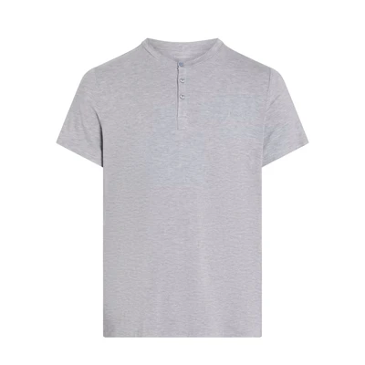 Afbeelding van Calvin Klein Ultra SOFT Pyjamashirt, Heren, Maat: Large, Grey heather