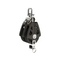 Afbeelding van Synchro blok 50mm double bkt zwart