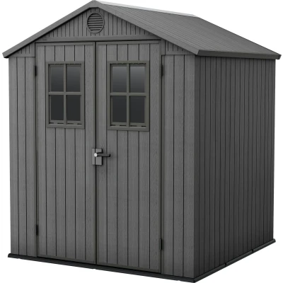 Afbeelding van Keter Tuinhuis Darwin 66 Grijs 190x183x221cm