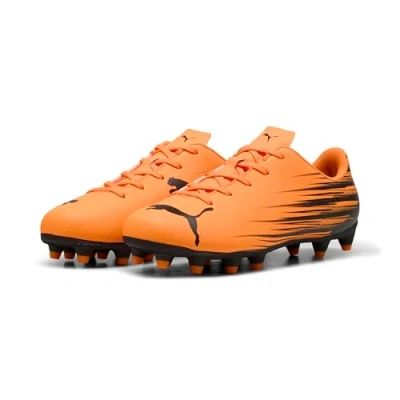 Afbeelding van Puma Attacanto II JR Voetbalschoenen met Kunststof noppen voor kinderen, Maat: 38.5, Heat fire/black