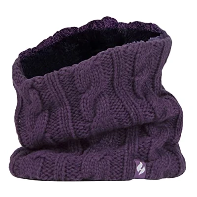 Afbeelding van HEAT HOLDERS Thermische winternekwarmer voor dames 3,5 tog One size, Effen Paars, Ladies