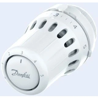 Afbeelding van DANFOSS REACT THERMOSTAATKNOP MET INGEBOUWDE VOELER 8 28C WIT