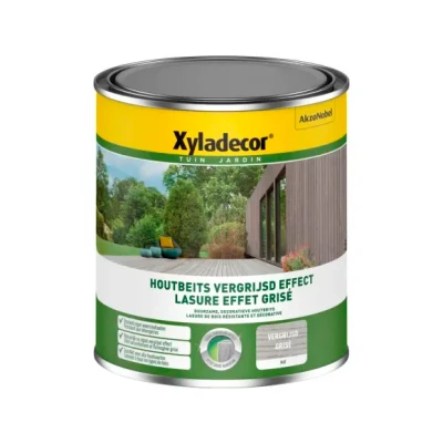 Afbeelding van Xyladecor Houtbeits Vergrijsd Effect 1l Grijs