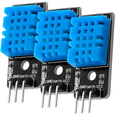 Afbeelding van AZDelivery 3 x KY 015 DHT11 Temperatuursensormodule compatibel met Arduino Inclusief E Book!