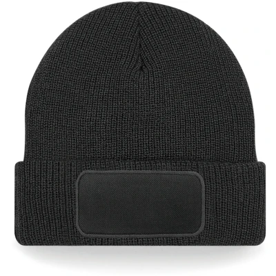 Afbeelding van Beechfield Thinsulate Patch Beanie B440 Black